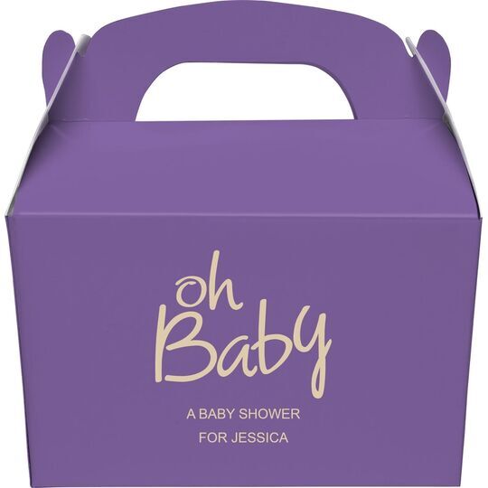 Casual Oh Baby Gable Favor Boxes